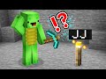 JJ Shapeshift To TORCH To WIN Mikey In Minecraft Maizen