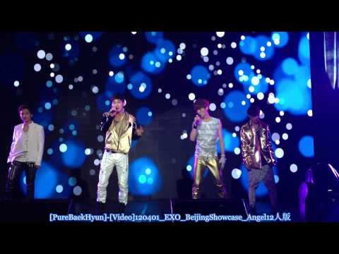 [PureBaekHyun独家] 120401 EXO Beijing Showcase Angel12人版