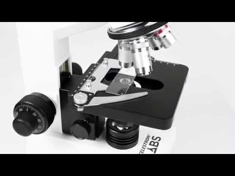 Celestron CM400 Lab-Ready Compound Rotatable Monocular Head Microscope with 40-400x Magnification