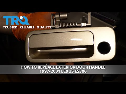 How to Replace Outer Door Handle 1997-2001 Lexus ES300