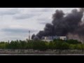 Тушение пожара на заводе ЗиЛ / 8 июля 2015 