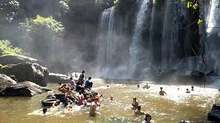 preview picture of video 'phnom kulen waterfall cambodia'