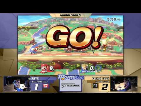 Momocon 2016: Smash 4 Singles - Ally (Mario) vs Liquid | Nairo (ZSS) - Grand Finals