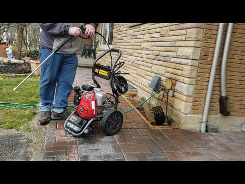 New 2700 PSI Gas Pressure Washer First Test