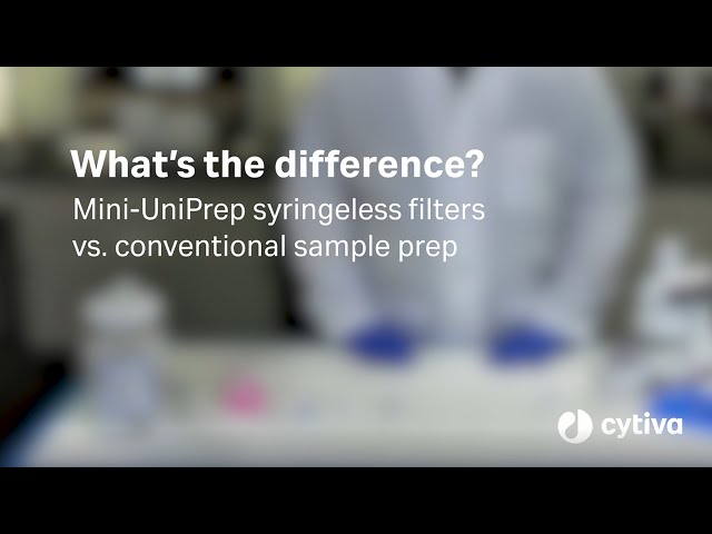 All-in-one Mini-UniPrep syringeless filters