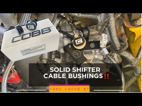 COBB Solid Shifter Cable Bushings INSTALL on Ford Focus ST 2015!! | Vlog #31