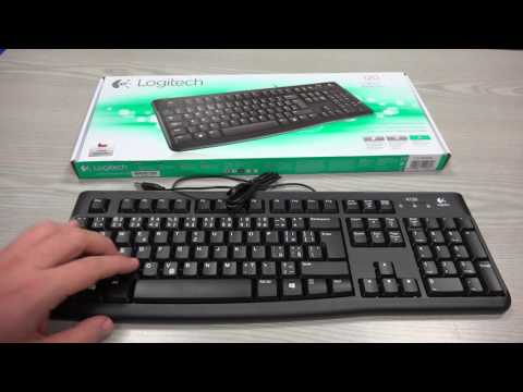 Logitech klaviatūra K120 su laidu, DE/AT išdėstymas video