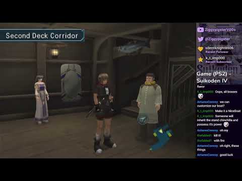 Suikoden 4: Exploring Illuya, Abandonded Isle. A Hard Boss and closer to 50 stars (Part 5b)