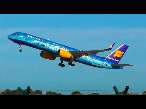 Plane Spotting at Dublin Airport, 28R Close up Departures | 09-02-23