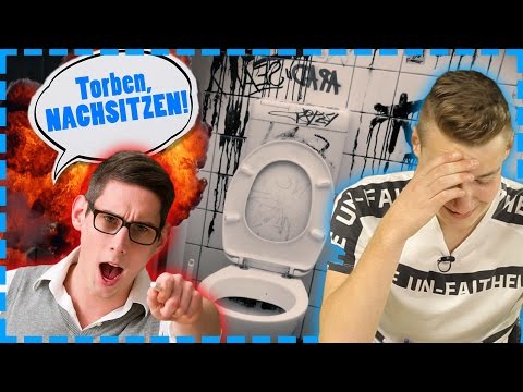 Schultoilette beschmutzt - zum NACHSITZEN verdammt! | Torben sitzt nach