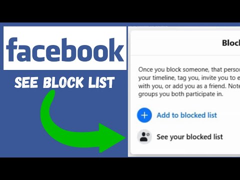 How To See Block List on Facebook (Laptop/PC) 2025