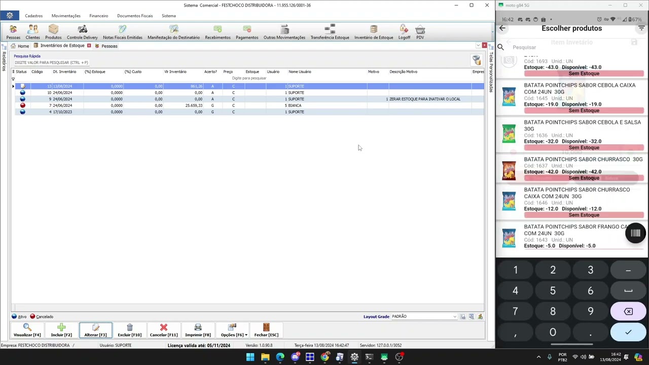 Inventário de Estoque com o Sistema CRTi - Contagem Mobile