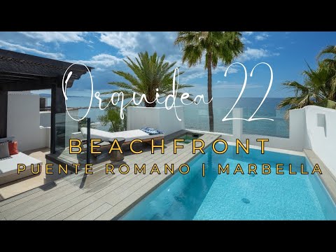 Ultimate Beachfront Luxury Duplex Penthouse in Puente Romano, Marbella Golden Mile Exclusive Tour