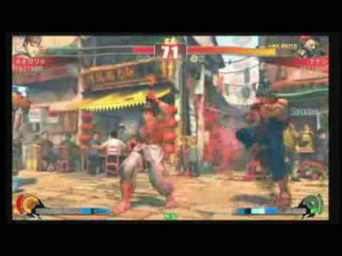 SF4:Ogawa (Ry) vs Nanashi (Go) - Team Kanagawa vs Team Chiba - 17-10-2009