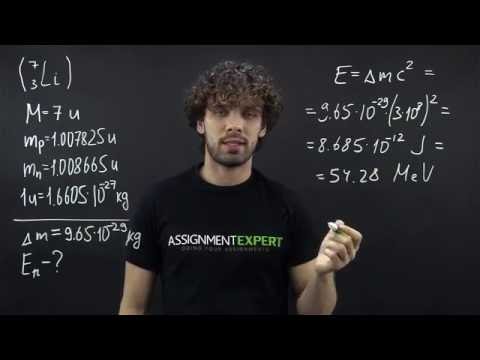 Calculation of the nuclear binding energy and mass defect