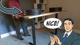 This Electric Desk Frame from ErGear is GREAT