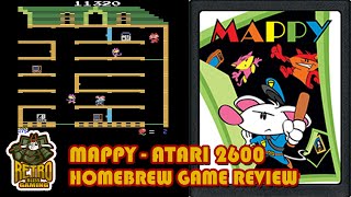 Mappy - Atari 2600 Homebrew Game Review and Gameplay