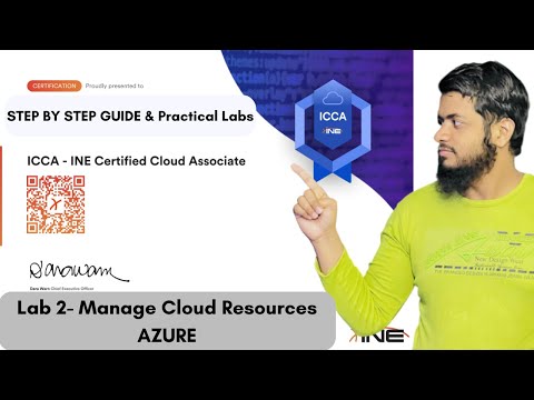 Manage Cloud resources Azure  | INE Certified Cloud Associate | ICCA | Lab 2