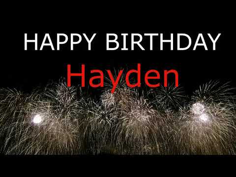 It's Hayden's Birthday HOORAY! A Better Birthday Song.