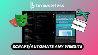 ブラウザレス：無料のオープンソースウェブサイトスクレイピング＆自動化ツール