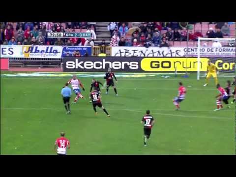 Gol de Recio (2-0) en el Granada CF - Rayo Vallecano - HD