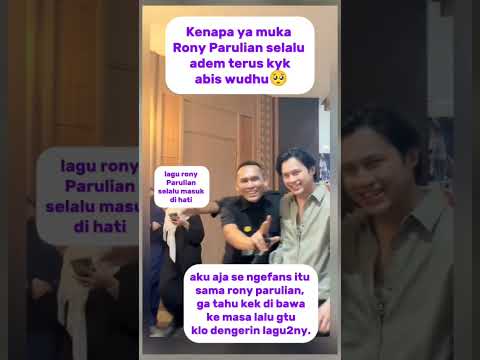 Rony Parulian jadi idola baru di dunia musik #ronyparulian #vidoeshort #viralvideo