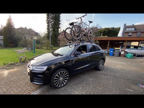 Thule ProRide 598 Black / Thule Edge WingBar / Audi Q3 8U