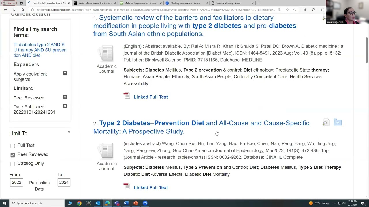 Health Sciences Library Services and Resources