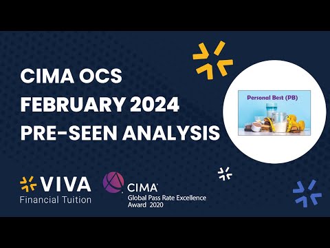 CIMA OCS Nov23_Feb24 Pre-seen Analysis Part 1 (Personal Best)