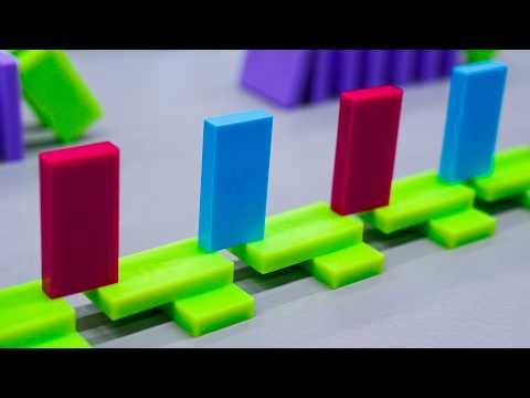 Who Can Build the Better Domino Setup in 15 Minutes? | H5 Domino Duel #1