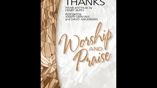GIVE THANKS (SATB Choir) - arr. Joseph Graham and David Angerman