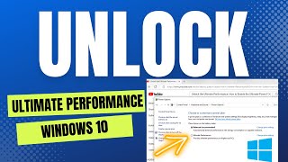 Unlock the Ultimate Performance : How to Enable the Ultimate Power Plan in Windows 10