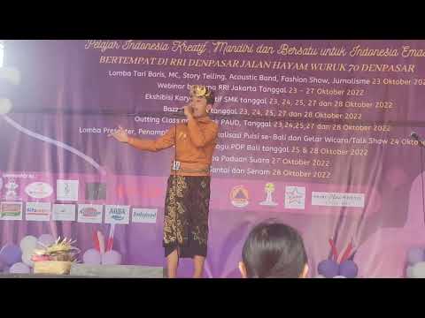 Dika - Ida Sang Sujati (babak penyisihan lomba pop bali RRI Denpasar) 2022