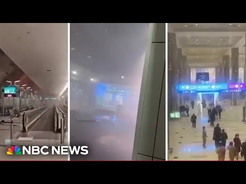 Travel chaos spreads across the globe following military operation against Iran