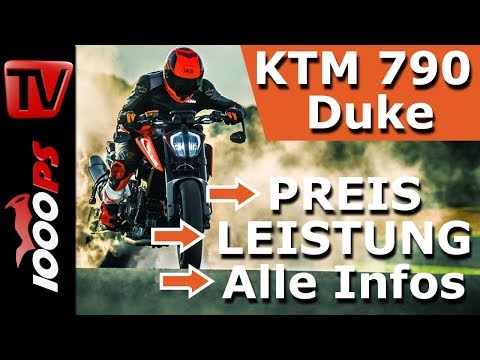KTM 790 Duke 2018 - Preis, Leistung, A2 Tauglichkeit - Alle technische Daten im Überblick