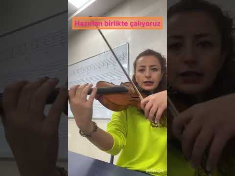 Keman Dersi / 1. Parmak başlangıç çalışması