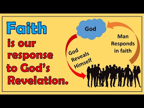 Faith is our Response to God's Revelation