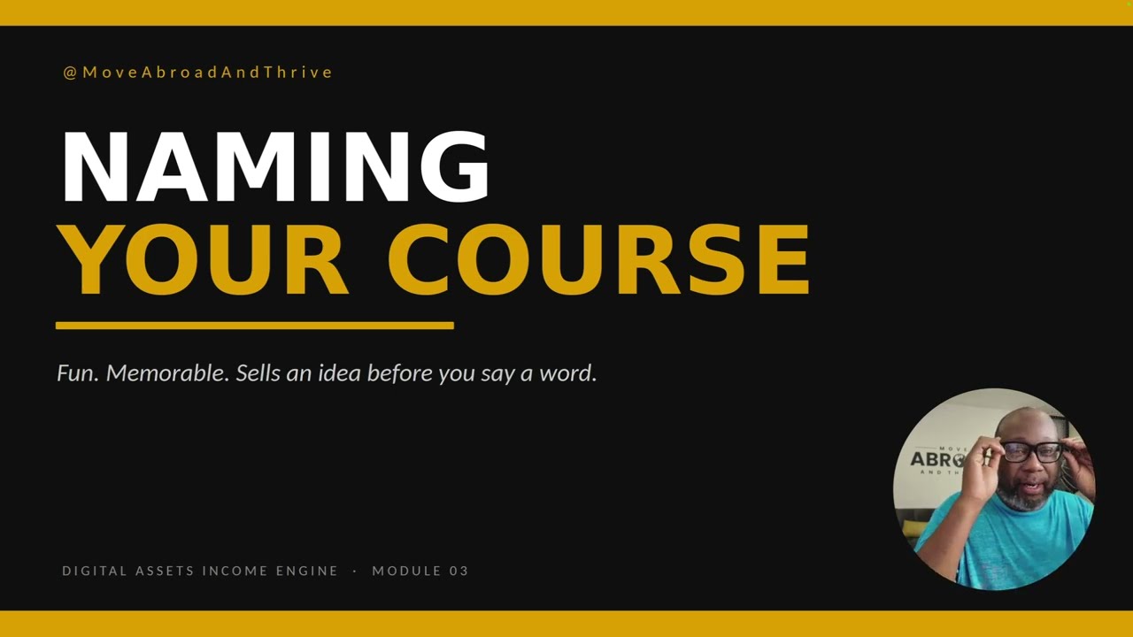 How to Name Your Course for MAXIMUM Sales!