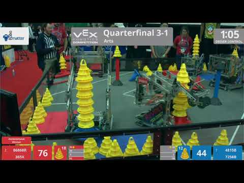 2018 VRC Arts QF3-1 - 86868R 365X vs 4815B 7258B - 153 to 95