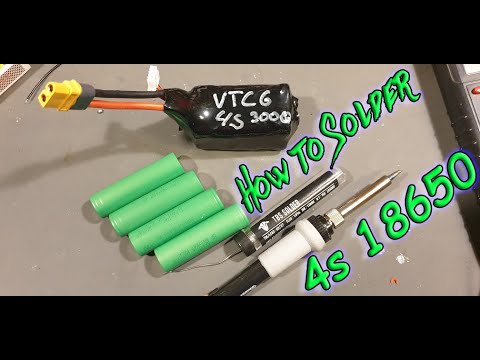 How to make 4s 18650 Li-Ion pack for FPV Hobby
