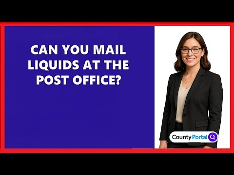 Can You Mail Liquids At The Post Office?