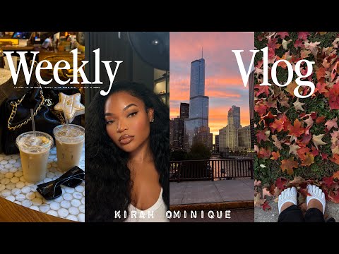 VLOG: living in Chicago + curly flip over wig + fall haul + anti inflammatory morning routine & more