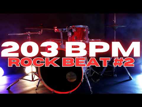203 BPM - Rock Drum Beat - Loop 2
