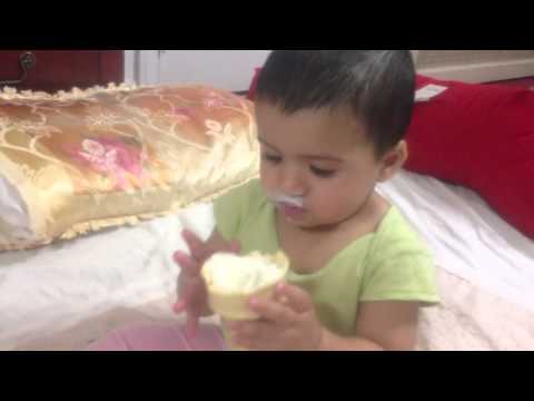 Genna Eating Ice cream