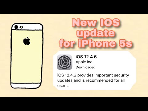 Updates for iPhone 5s IOS 12.4.6
