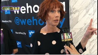 KATHY GRIFFIN -- &quot;Cher &amp; I are fired up!&quot;  West Hollywood, CA 2018