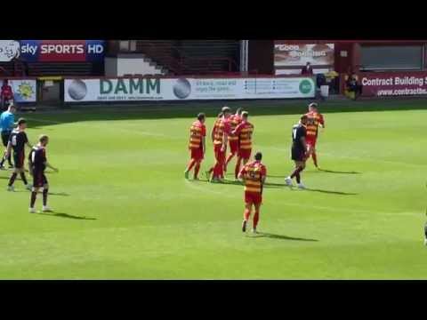 Sean Welsh scores V Rotherham United 25.07.2015