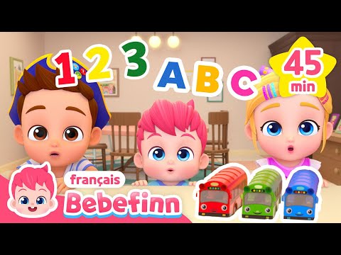 Apprenons ABC et les Chiffres ! | +Comptines | Bebefinn en français👶Chansons pour Enfants