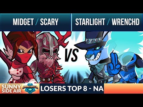 Scary & Midget vs Starlight & Wrenchd - Losers Top 8 - Sunny Side Air NA 2v2