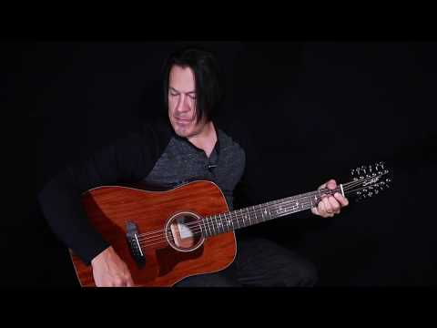 Sawtooth Mahogany Series Left-Handed 12-String Solid Mahogany Top Acoustic-Electric Dreadnought Guitar image 10